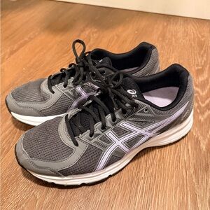 ASICS Women's Black and Gray Athletic Shoes
